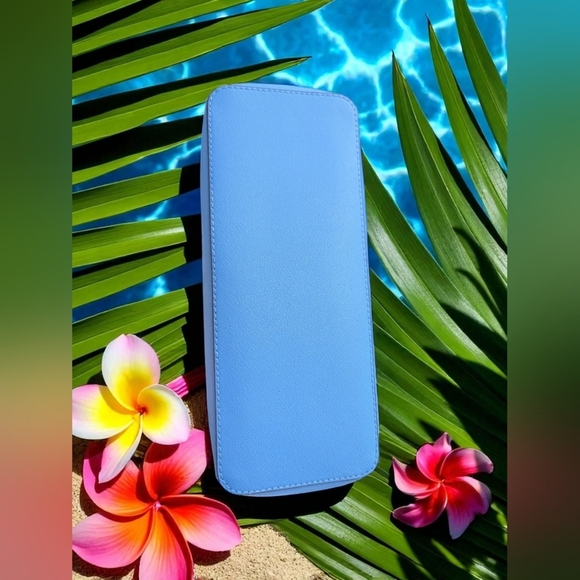 Michael Kors Charlotte Large Top Zip Shoulder Tote Bag Sth Pacific (NWT) - Picture 6 of 8